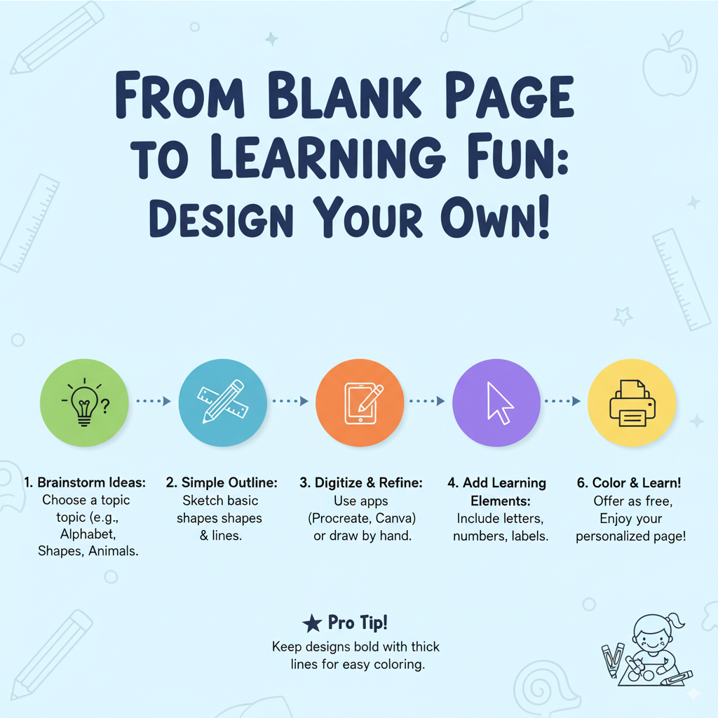  Educational Coloring Pages