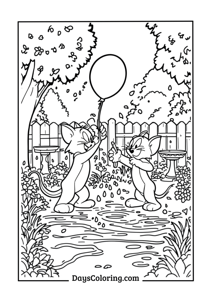 Backyard Water Fight