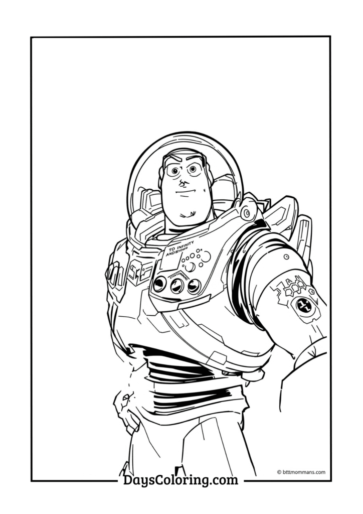 Buzz Lightyear in Action Pose