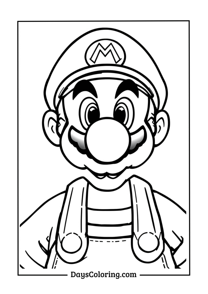 Classic Mario Portrait