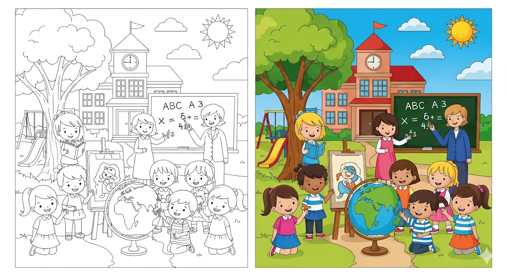 Education coloring pages