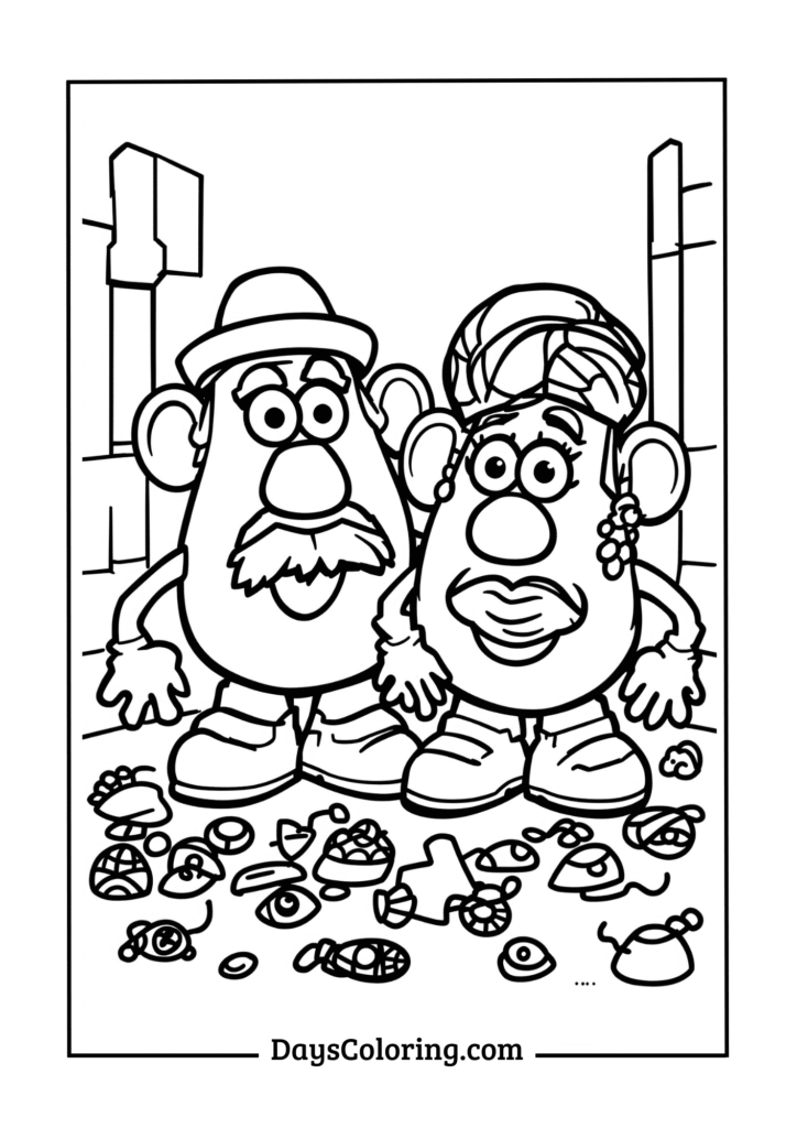 Mr. and Mrs. Potato Head Together