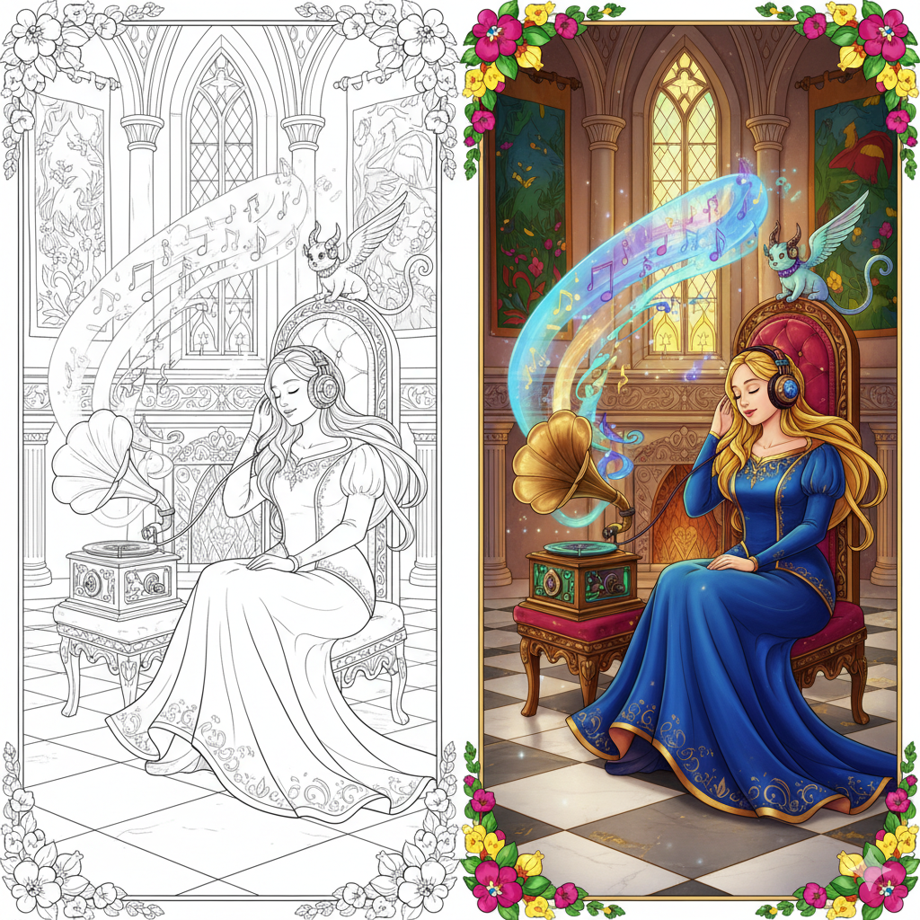 Princess coloring pages