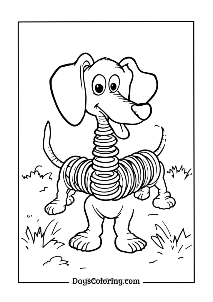 Slinky Dog Stretched Out