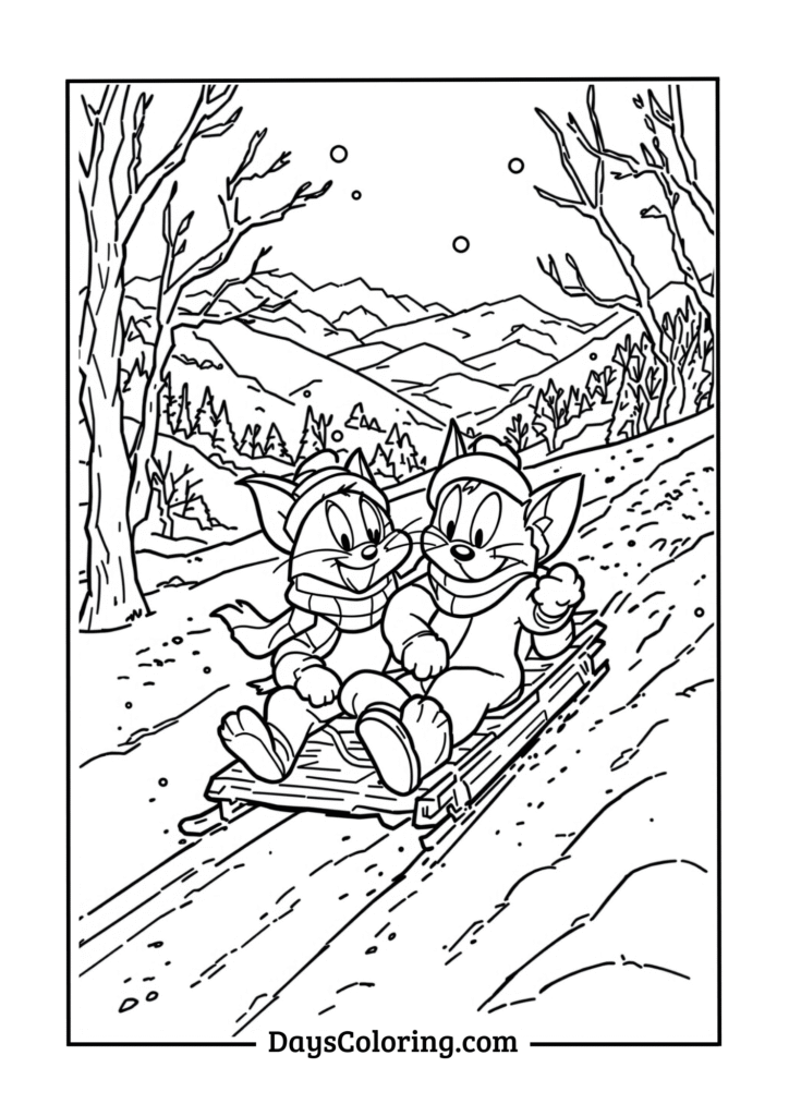 Winter Sledding Adventure