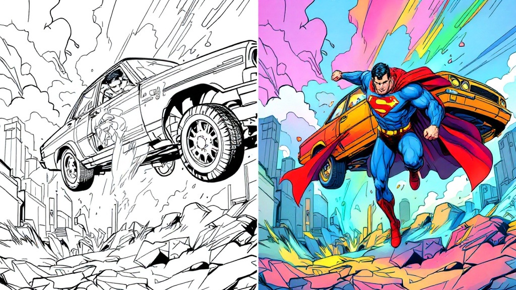 Superman Coloring Pages