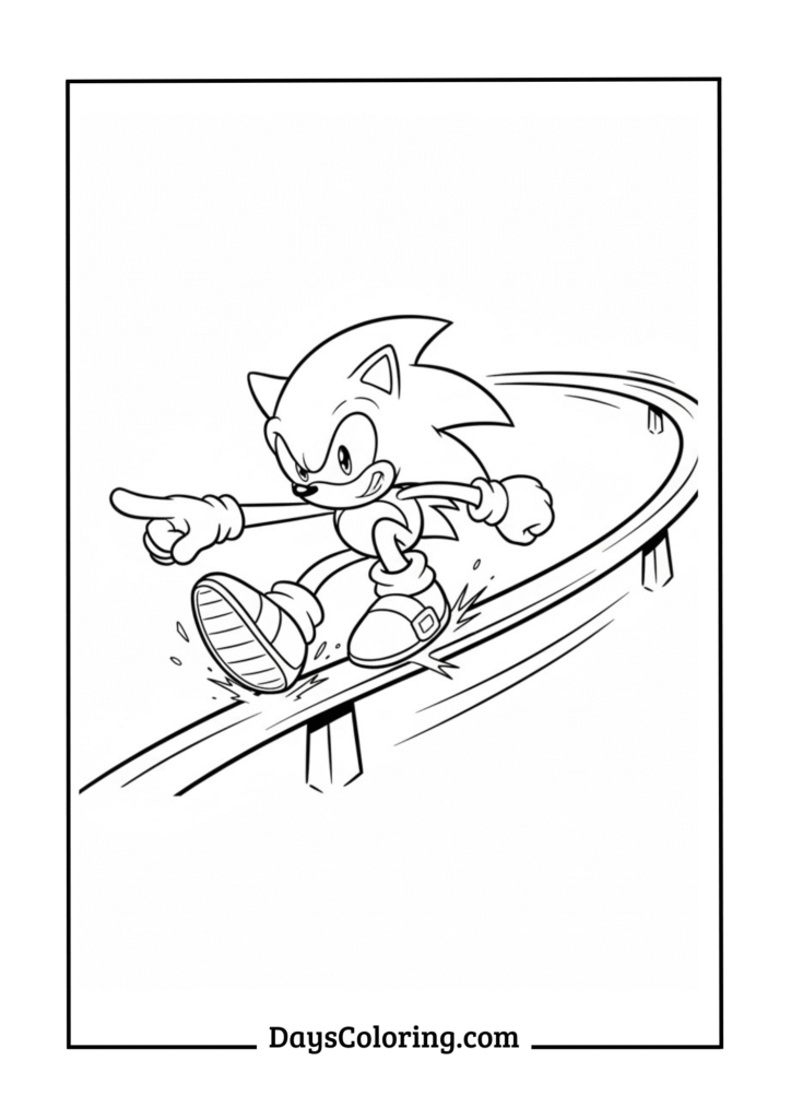 Sonic Grinding on Rails