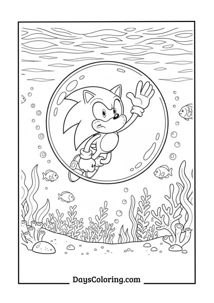 Sonic Underwater Bubble