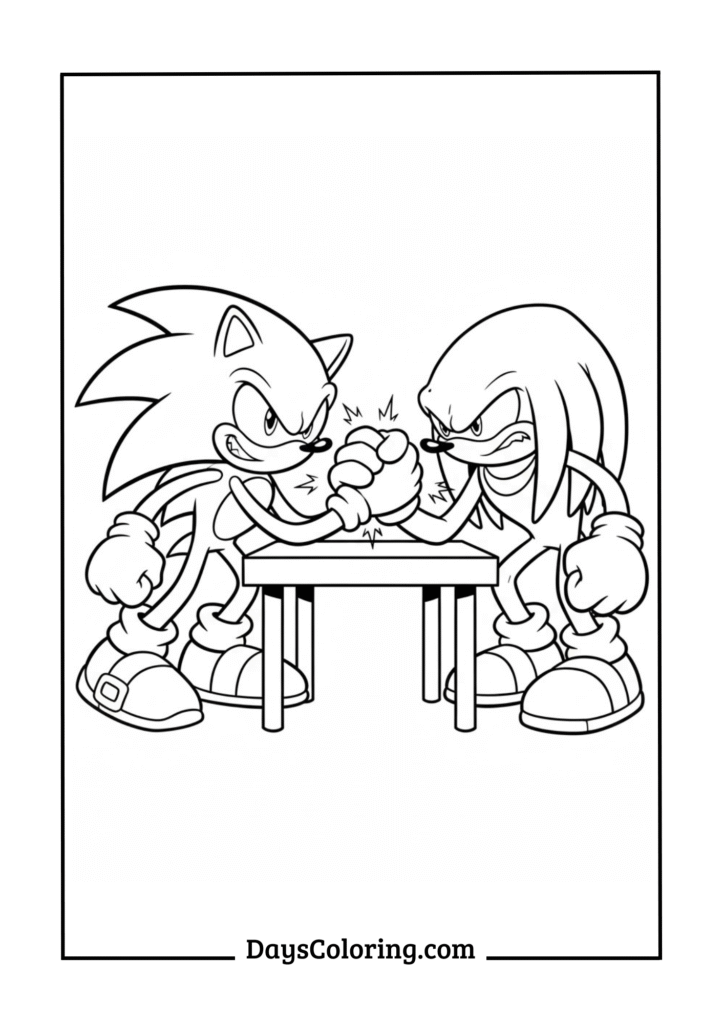Sonic and Knuckles Rivalry