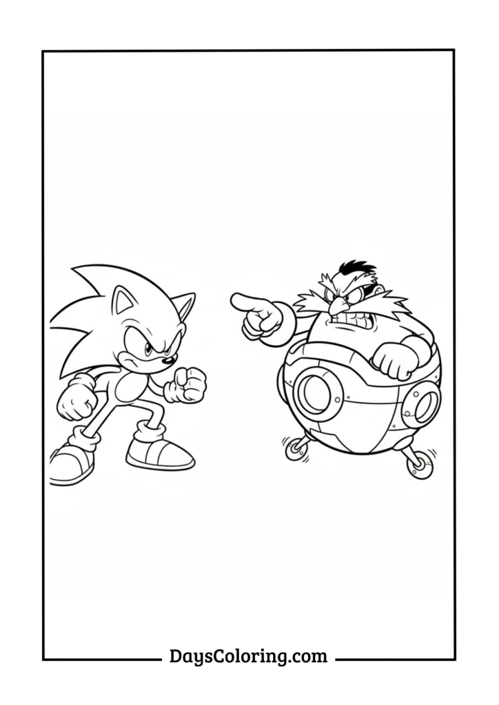 Sonic vs. Dr. Robotnik Confrontation