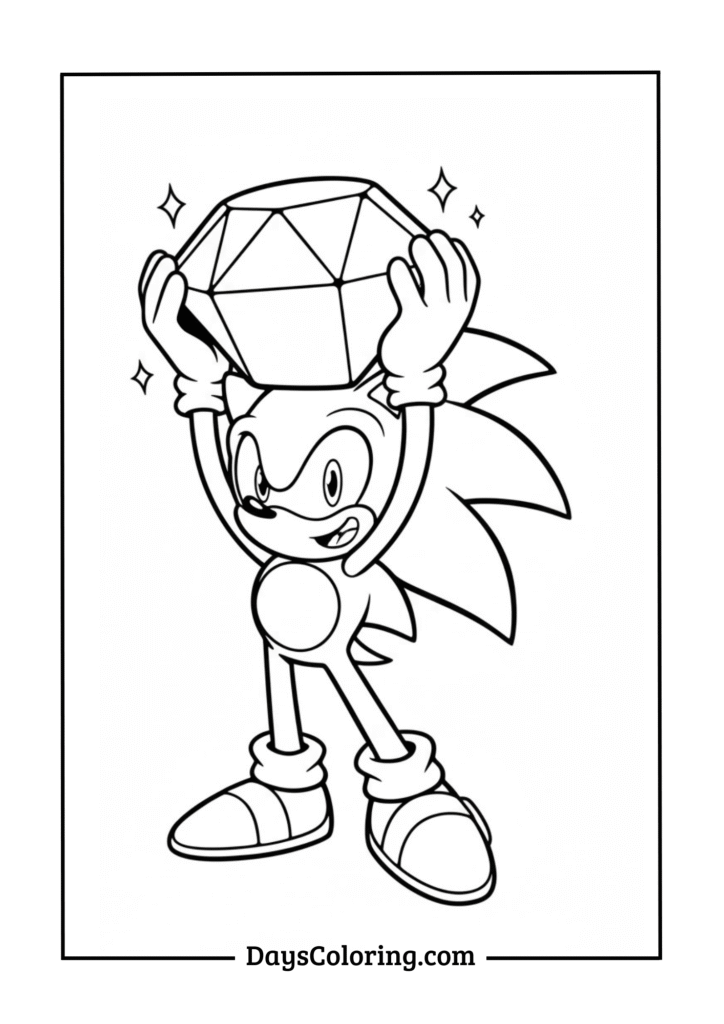 Sonic with Chaos Emerald