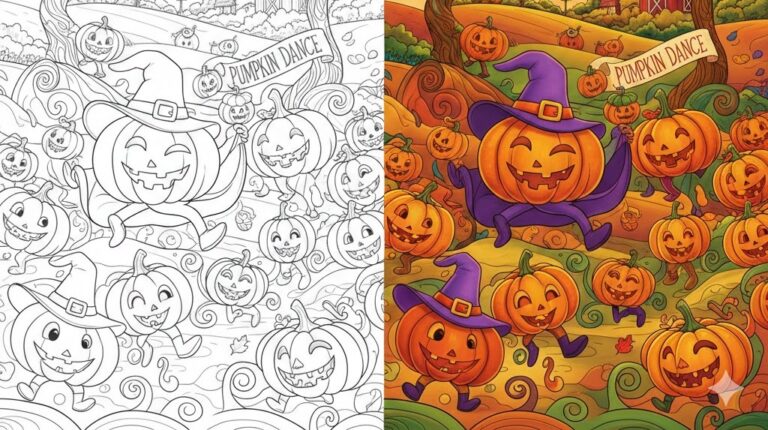 Mickey Mouse Pumpkin Coloring Pages