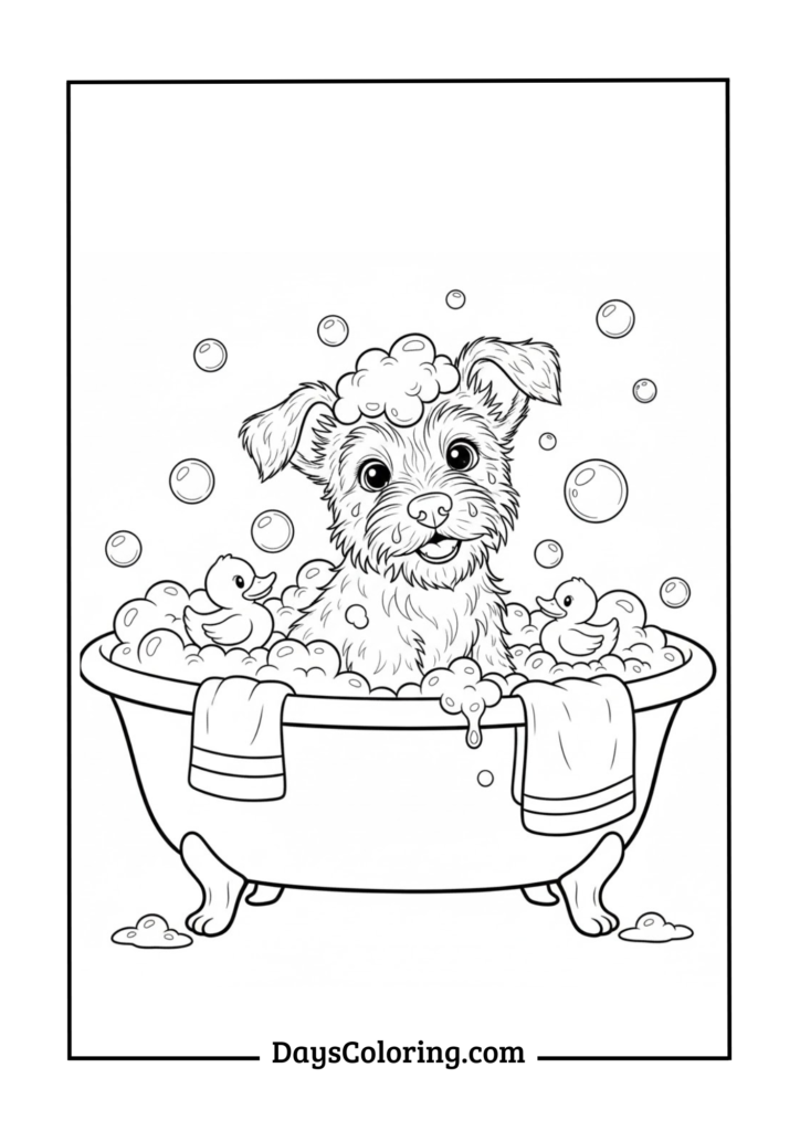 Puppy Bath Time