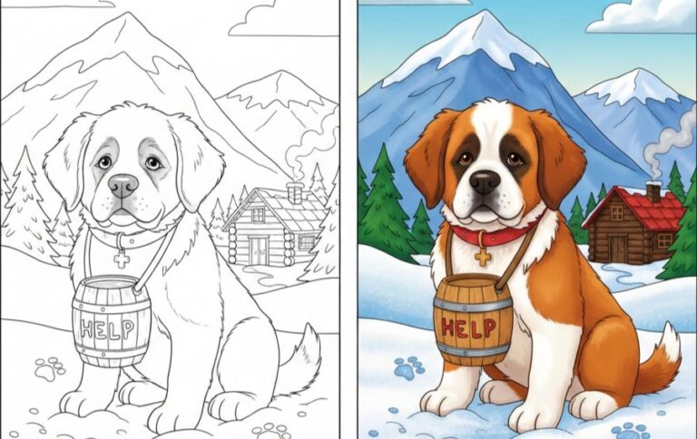 Puppy Coloring Pages