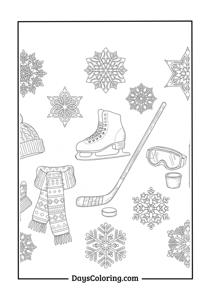 Winter Sports Equipment Collection